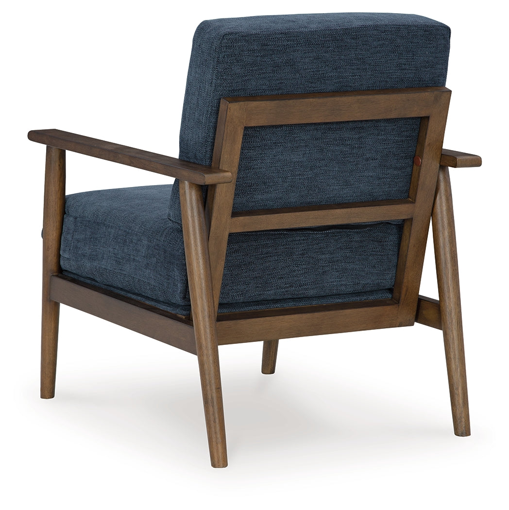 Bixler Navy Accent Chair