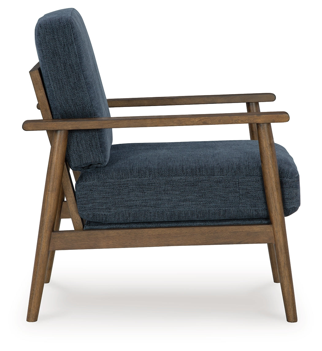 Bixler Navy Accent Chair