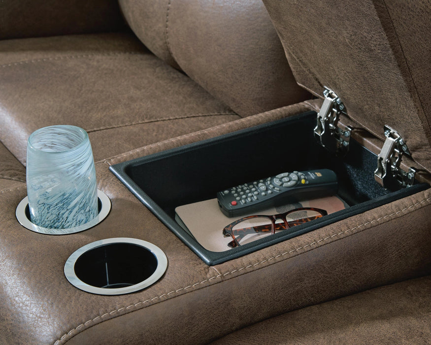 Beckley Place Power Reclining Loveseat with Console