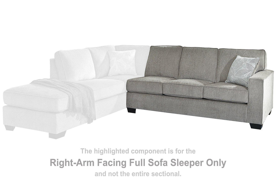 Altari 2-Piece Sleeper Sectional with Chaise