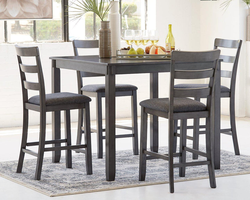 Bridson Counter Height Dining Table and Bar Stools (Set of 5)